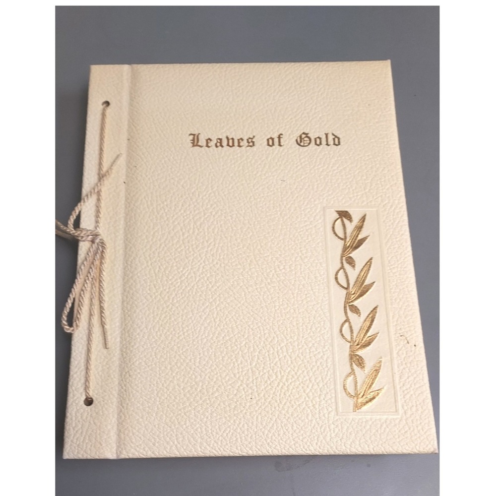 Coslett Publishing Leaves of Gold Anthology Book 1948 Revised White Gold Vintage